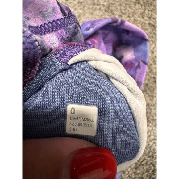 Lululemon Align High-Rise Pant 25" Iridescent Floral Multi Size 0 EUC - Picture 5 of 6